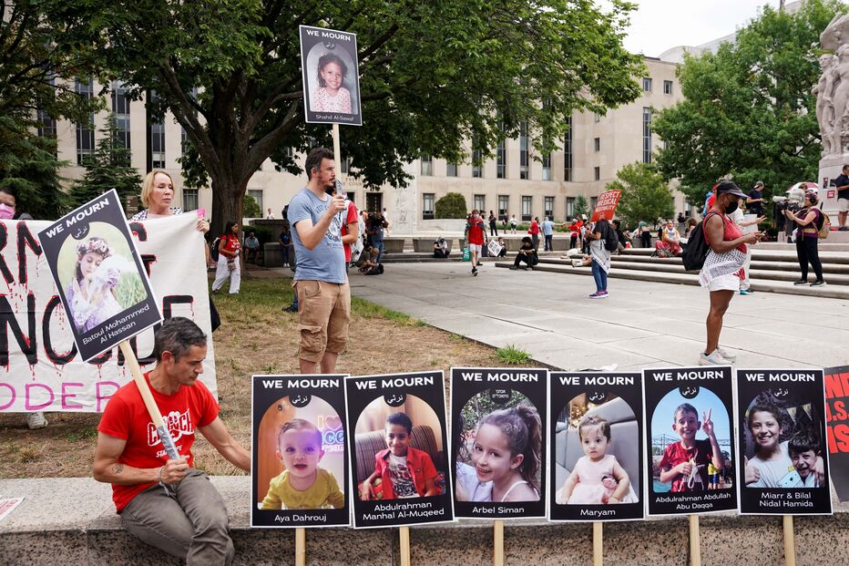 Milhares protestam junto do Capitólio em Washington antes de discurso de Netanyahu
