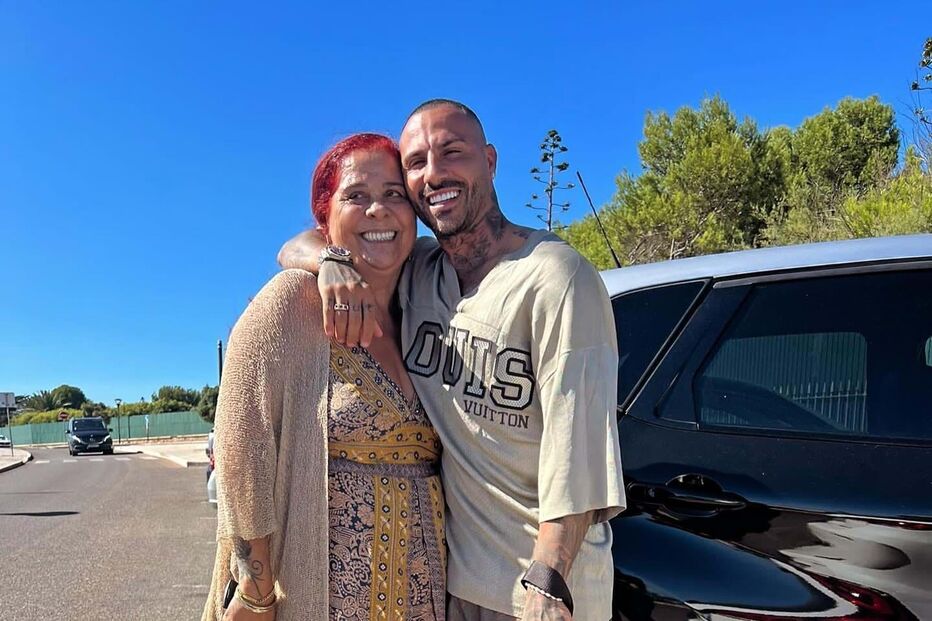 Ricardo Quaresma com a mãe
