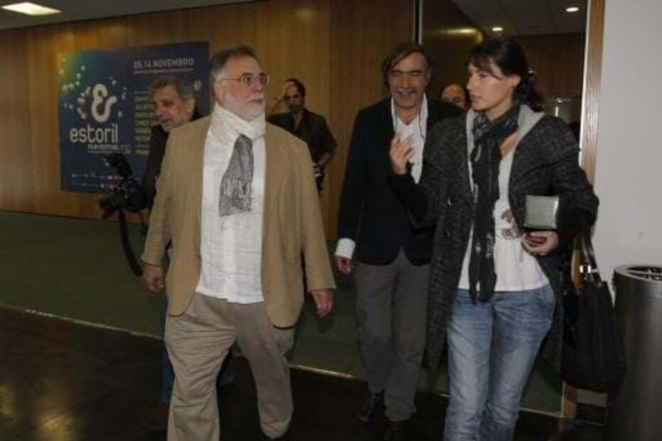 Francis Ford Coppola com Paulo Branco, em Portugal
