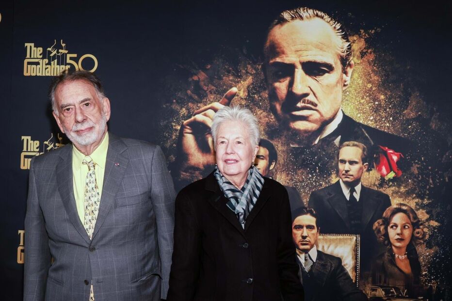 Francis Ford Coppola com a mulher, Elenor Coppola