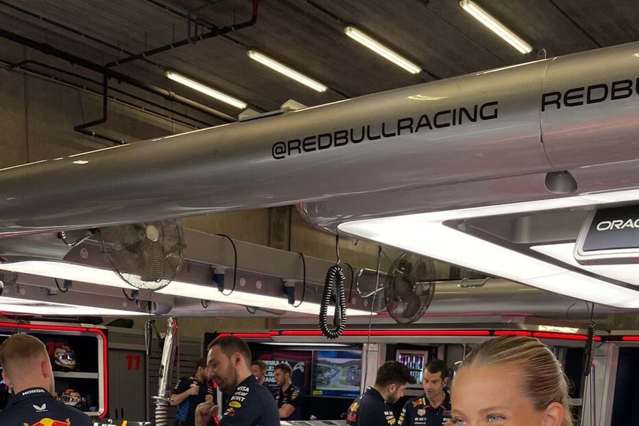 Margarida Corceiro nos bastidores do GP de F1 da Bélgica
