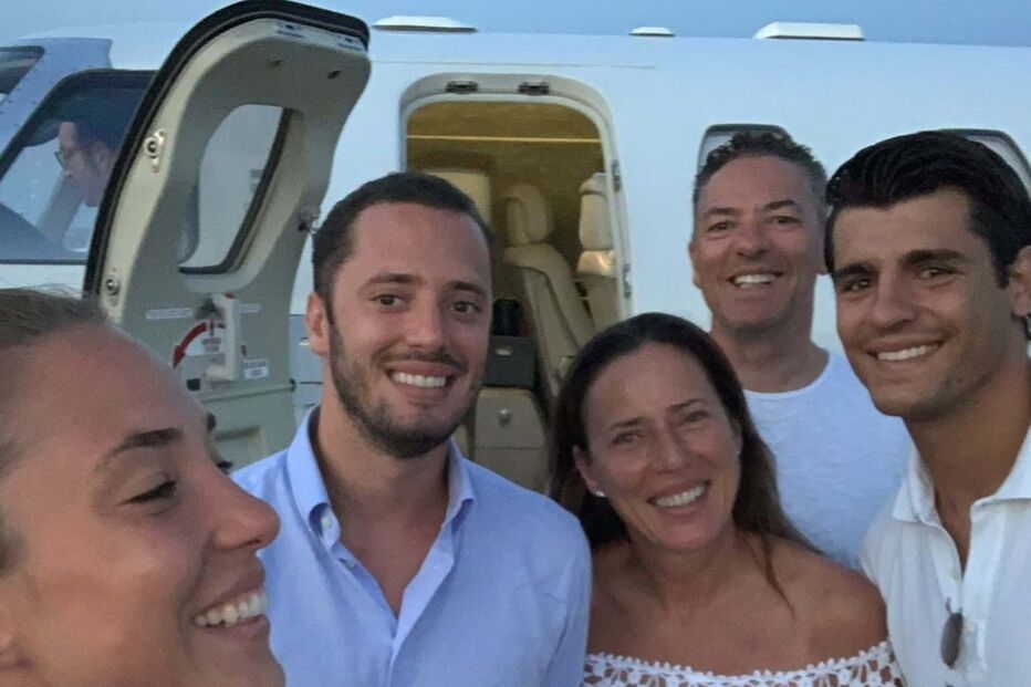 Morata tem tido na família um dos grandes suportes