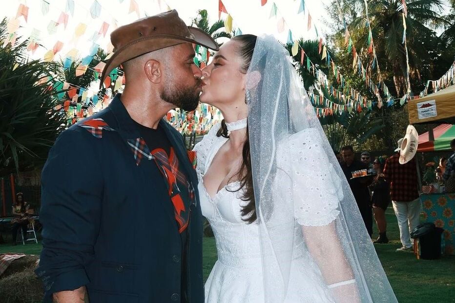 Paolla Oliveira e Diogo Nogueira