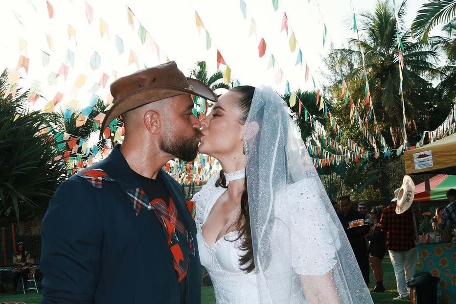 Paolla Oliveira e Diogo Nogueira