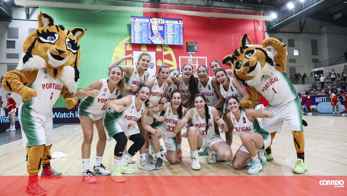 Portugal vence no Europeu feminino de basquetebol de sub-18 e fica a um triunfo do Mundial