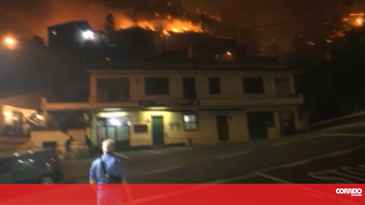 "A casa é a única coisa que a minha avó tem": Moradores em aflição com proximidade das chamas na Serra da Água