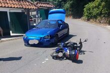 Acidente com mota
