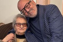 Manuel Luís Goucha e a mãe