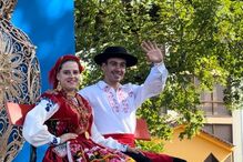 Iúri Leitão e a namorada Carolina Lourenço Ribeiro