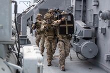 Fuzileiros em operação