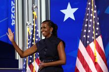 Michelle Obama no segundo dia da Convenção Nacional Democrática em Chicago