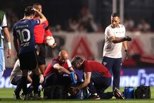 Juan Izquierdo desmaiou durante um jogo no Brasil