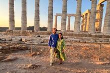 D. Isabel de Herédia e o filho Afonso