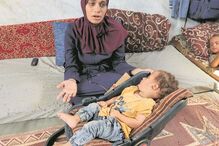 Abdul, de 11 meses, é o primeiro caso confirmado de poliomielite em Gaza. Está paralisado