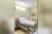 Quarto de Betty na clínica de luxo em Nova Iorque