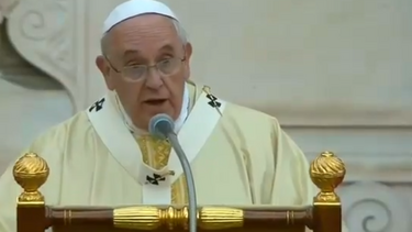 Papa Francisco dirige bênção aos pescadores de Caxinas