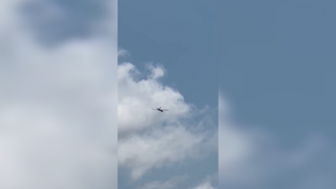 Momento em que drones do Hezboallah sobrevoam no Norte de Israel 