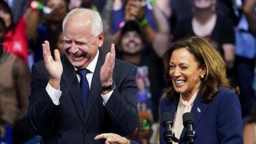 Tim Walz e Kamala Harris