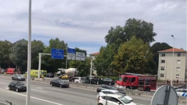 Dois feridos em choque em cadeia na VCI no Porto