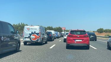 Trânsito na A1 em Santarém