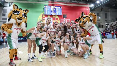 Portugal vence no Europeu feminino de basquetebol de sub-18 e fica a um triunfo do Mundial