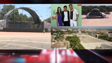 Últimos preparativos para o Festival da Saudade 