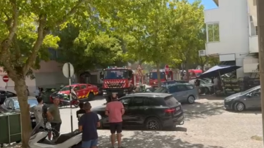 Incêndio na Costa da Caparica
