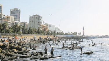 Vista de Beirute, capital do Líbano