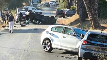 Colisão entre quatro carros fez seis feridos na N379-2 na Moita