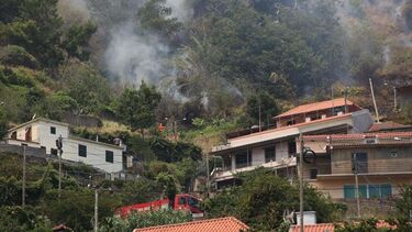 Incêndio no concelho da Ribeira Brava, na Madeira
