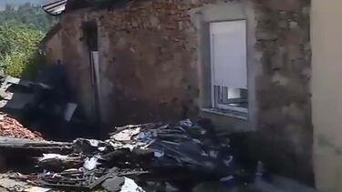 Incêndio destrói casa em Santa Maria da Feira