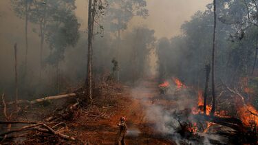 Incêndios lavram na Amazónia
