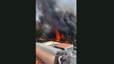 Incêndio de grandes dimensões deflagra em Portalegre