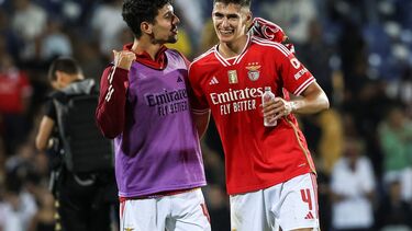 Tomás Araújo e António Silva, centrais do Benfica