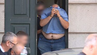 Cabecilha foi o único dos três detidos a esconder o rosto