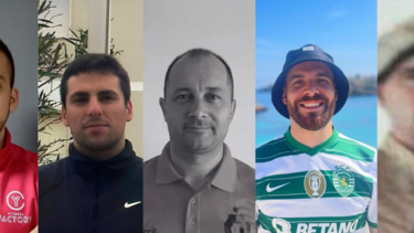 Daniel Pereira, António Jorge Teixeira, Pedro Jesus Santos, Tiago Pereira e Fábio Pereira (pela ordem que aparecem na imagem) - os militares mortos na trágica queda de helicóptero no Douro