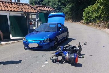Acidente com mota
