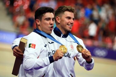  Final perfeito deu o ouro inesquecível a Rui Oliveira e Iúri Leitão 