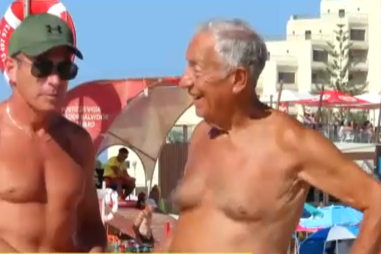 “Temos o poder todo em calções”: Maya sobre imagens de Marcelo e de Luís Montenegro na praia