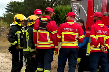 Bombeiros e polícia fazem buscas por homem de 80 anos desaparecido em Sintra