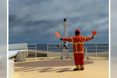 Mulher de 71 anos com urgência médica retirada de cruzeiro ao largo de Lisboa