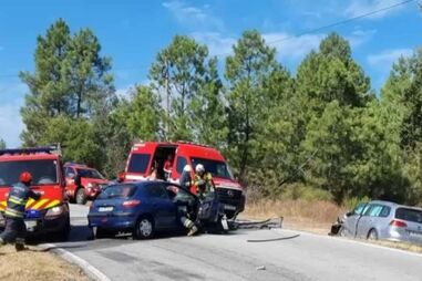 Colisão com três feridos corta EN18 em Nisa