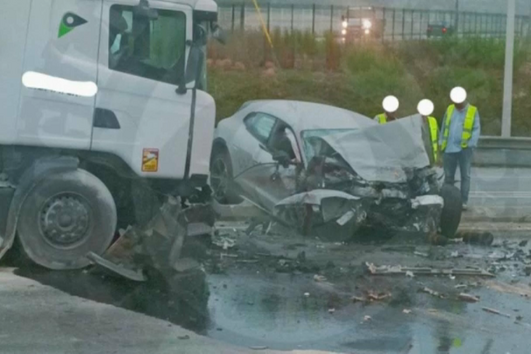 Um morto em colisão violenta entre três viaturas no IC2 em Leiria