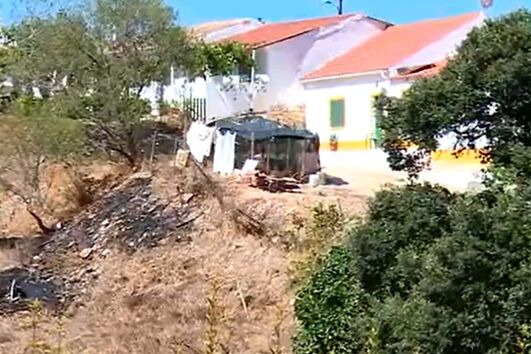 Incêndio deixa família desalojada em São Marcos da Serra 