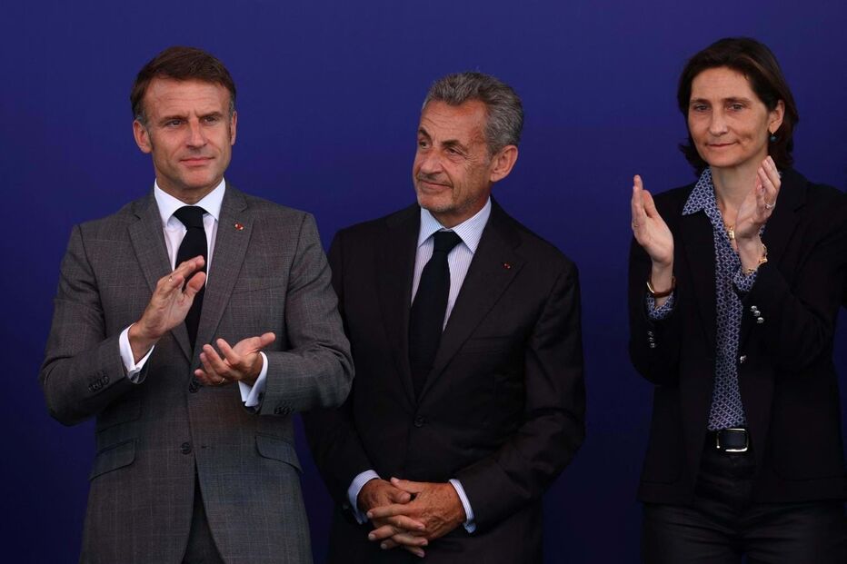 Emmanuel Macron e Amélie Oudéa-Castéra