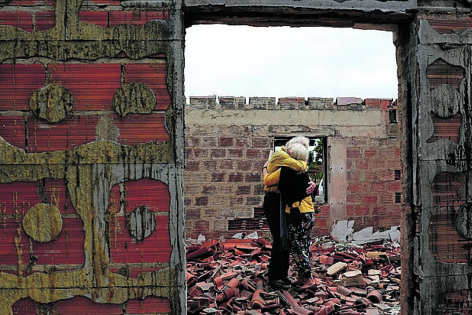 Casa de Karl e de Edelgard Munker continua em ruínas