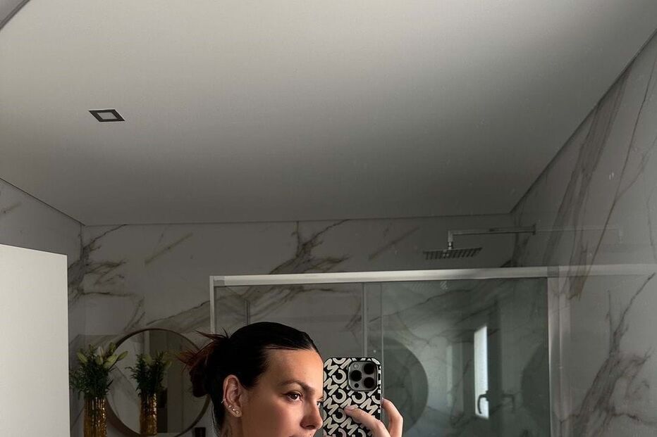 Mafalda Castro e o filho Manel