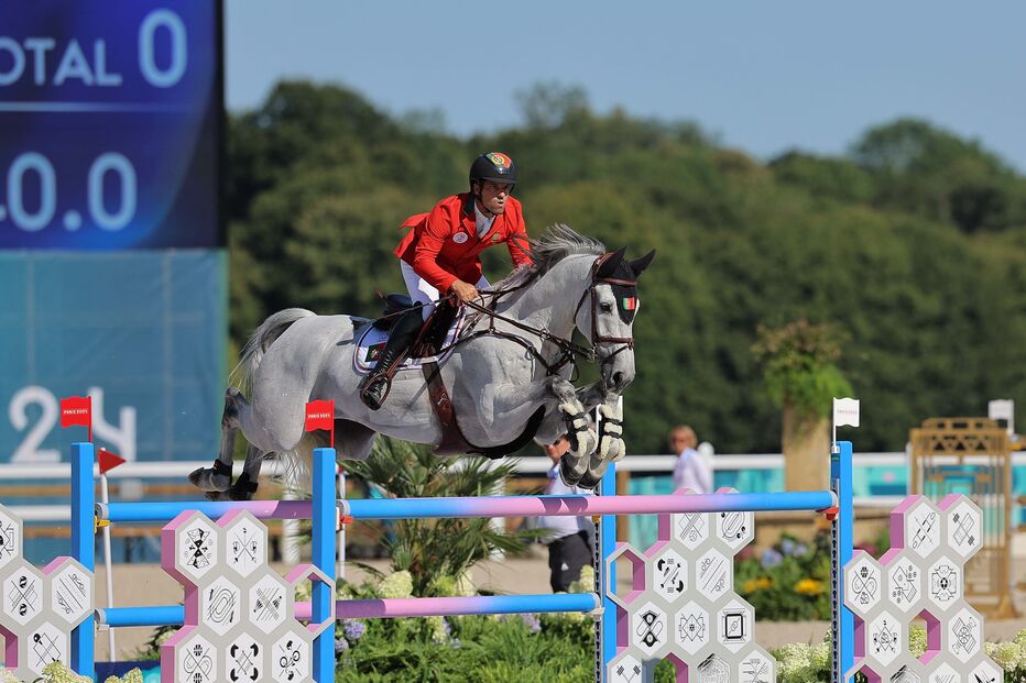 Duarte Seabra em ação nos Jogos Olímpicos