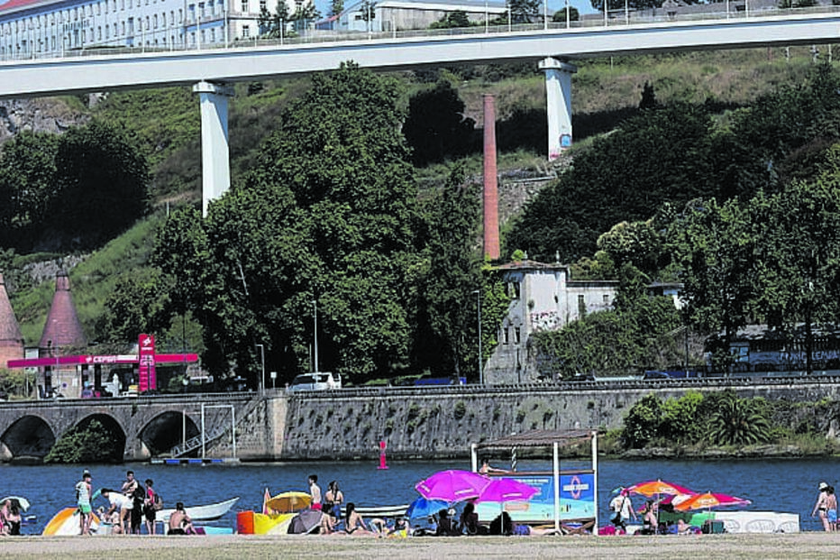 Praia do Areinho de Oliveira do Douro, em Vila Nova de Gaia