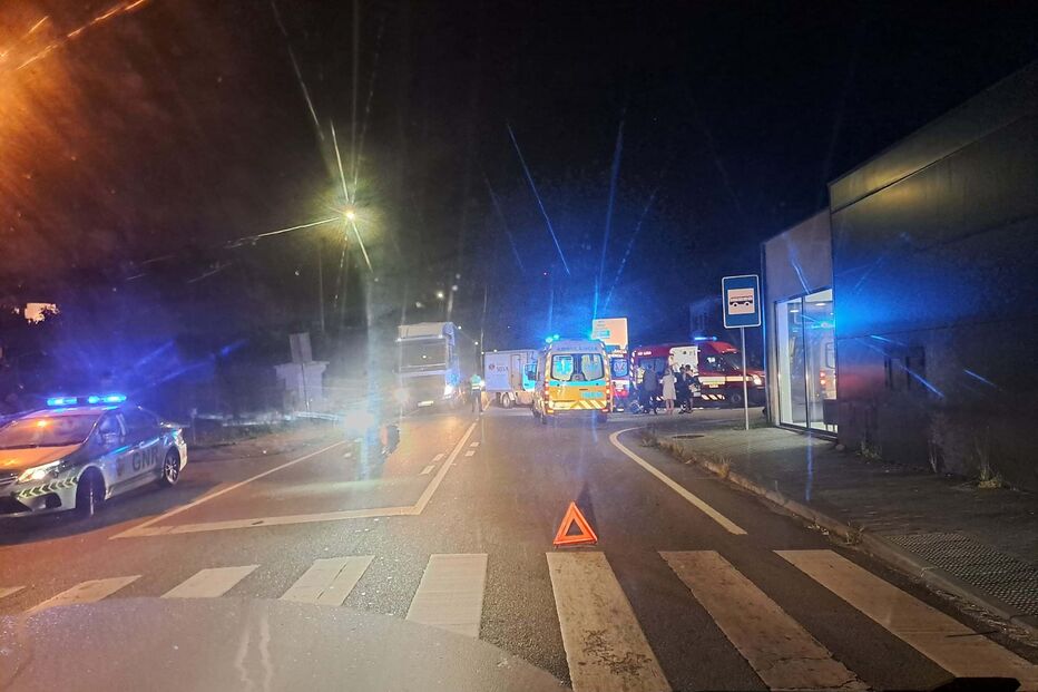 Motociclista ferido em colisão em Felgueiras 